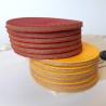 jeu de palet d'interieur en cuir jaune et rouge | PALTO