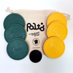 jeu de palet d'interieur en cuir vert et jaune| PALTO