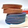 jeu de palet d'interieur en cuir orange et bleu | PALTO