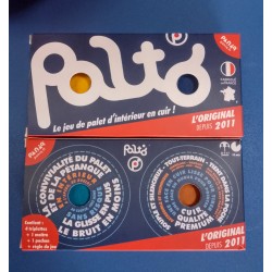 jeu de palet d'interieur en cuir bleu et jaune | PALTO